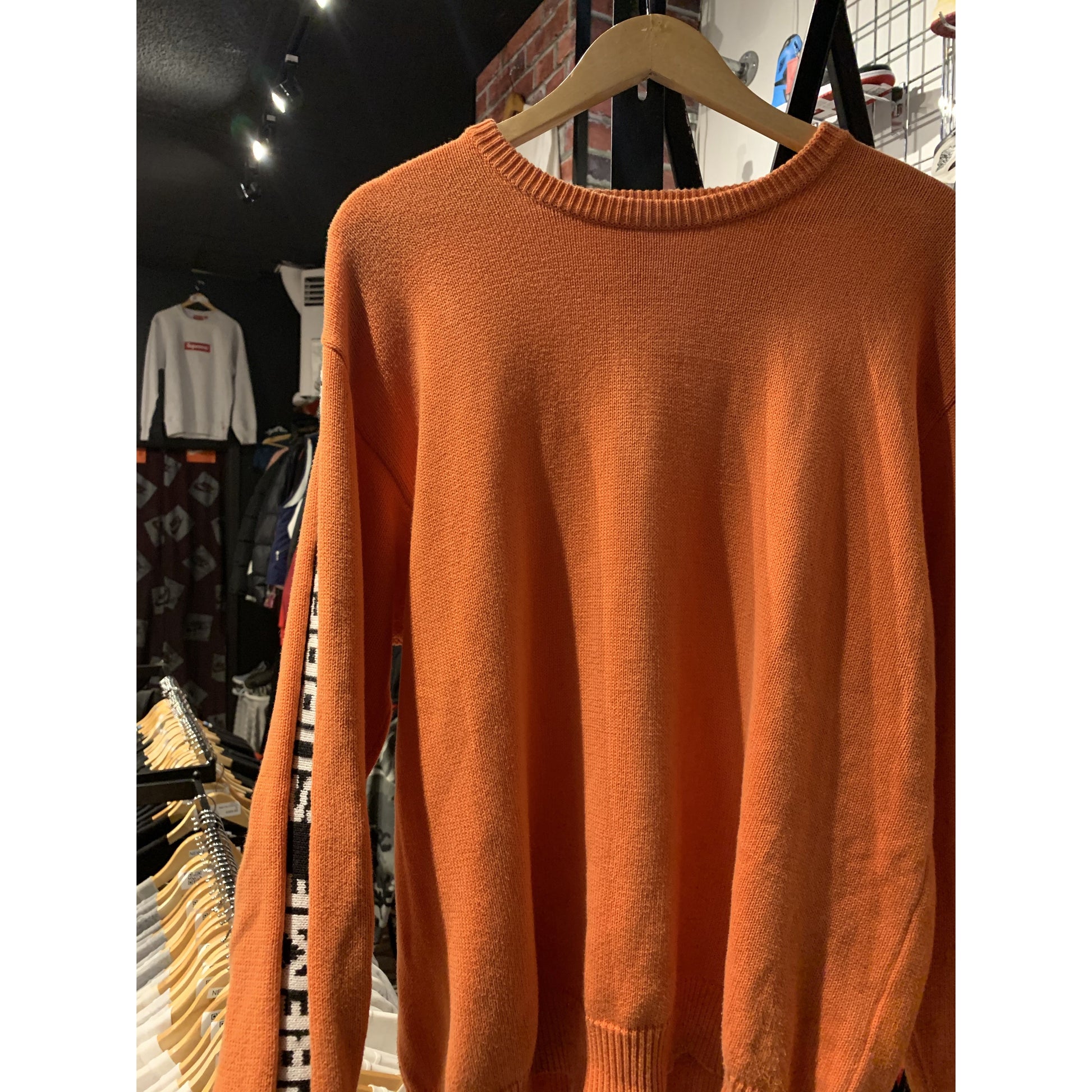Supreme Orange Knit l/s - Centrall Online