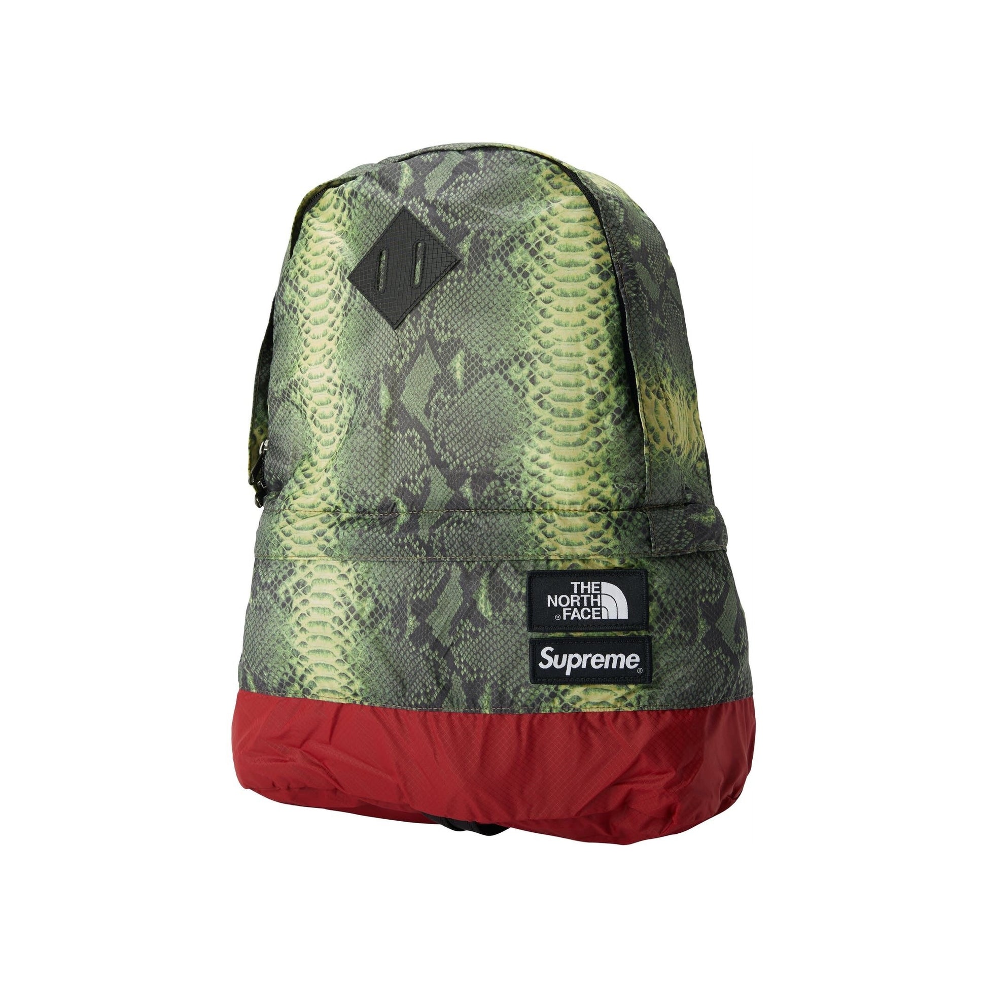 Supreme x the north face snakeskin lightweight day pack - green - Centrall Online