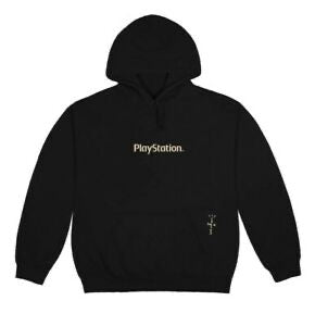PlayStation x cactus jack black hoodie - Centrall Online