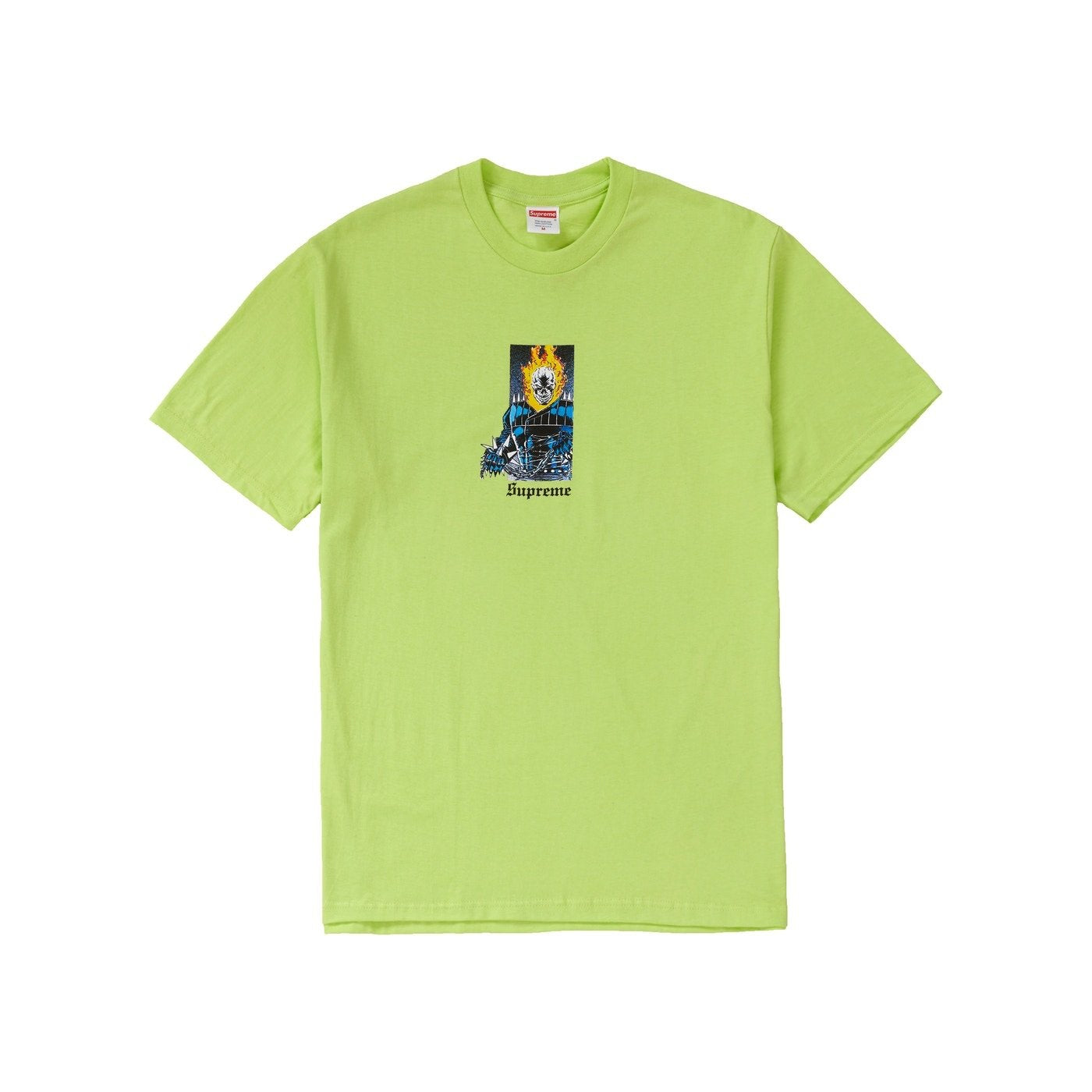 Supreme ghost rider tee neon green - Centrall Online