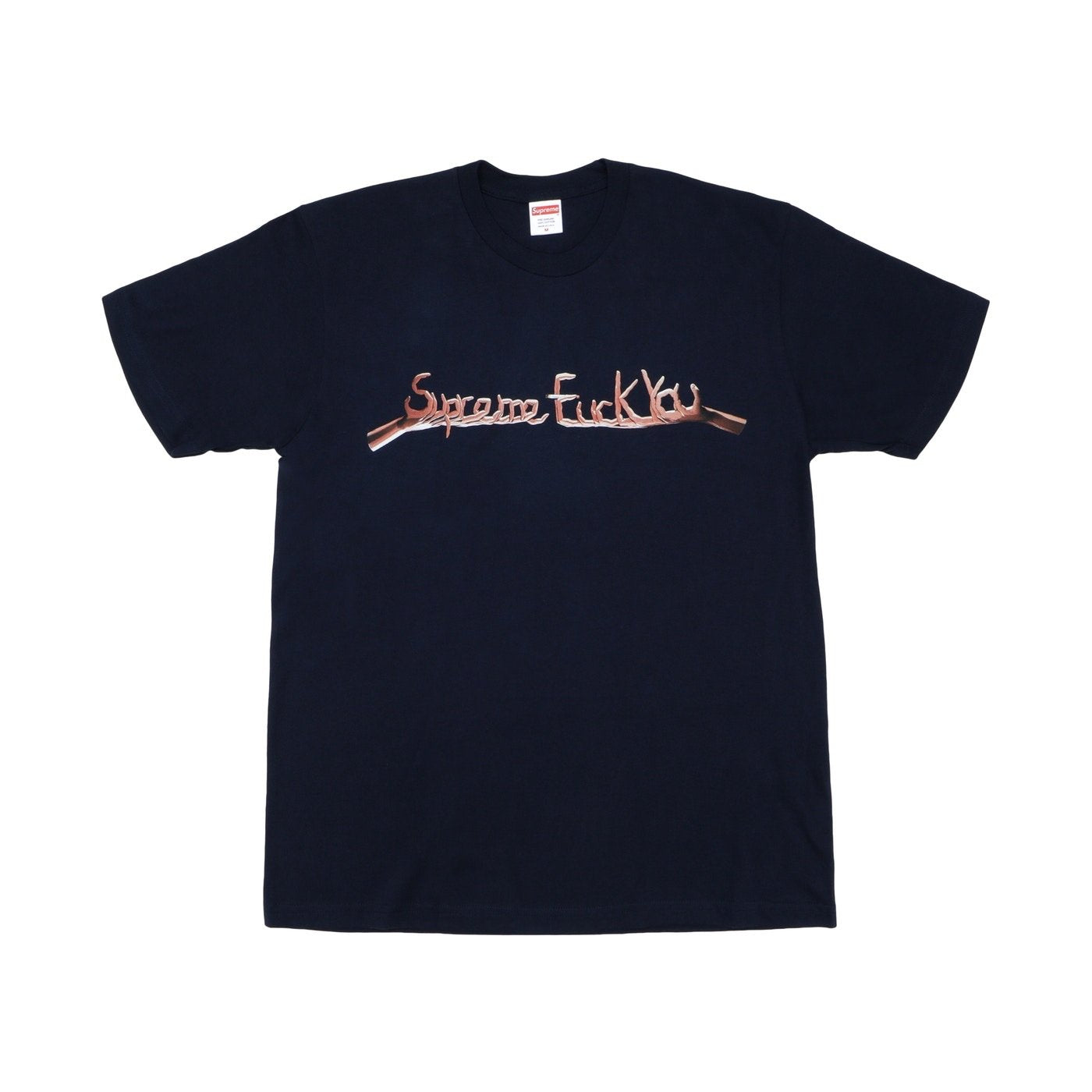 Supreme fuck you tee Navy - Centrall Online