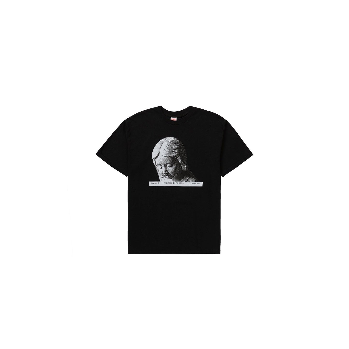 Supreme Everywhere Black Tee - Centrall Online