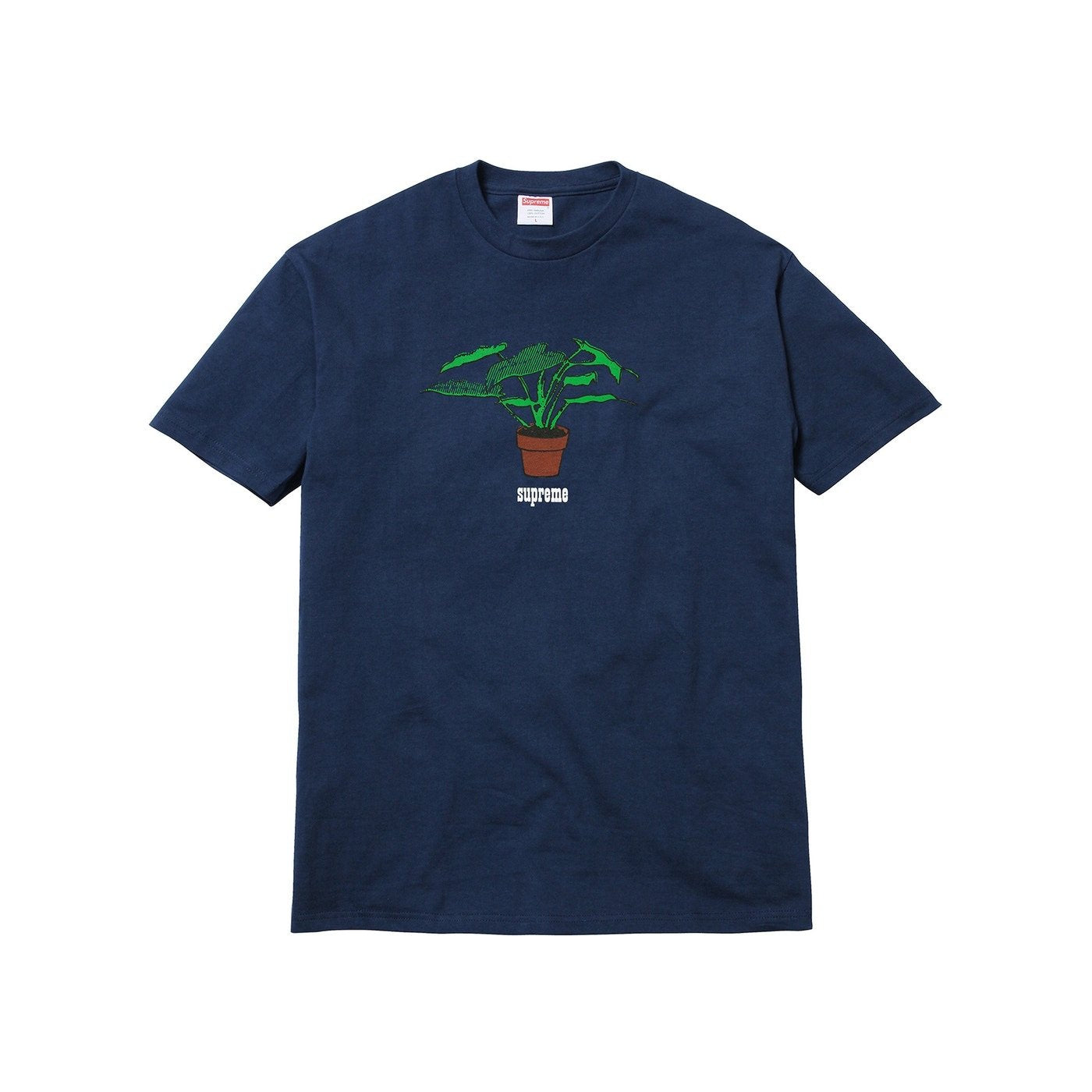 Supreme Plant Tee Navy - Centrall Online
