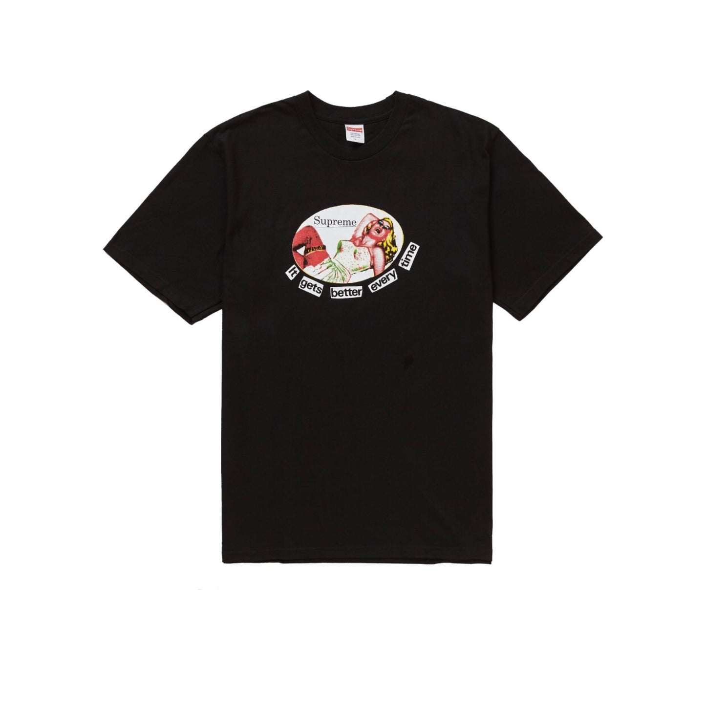 Supreme it gets better every time tee black - Centrall Online
