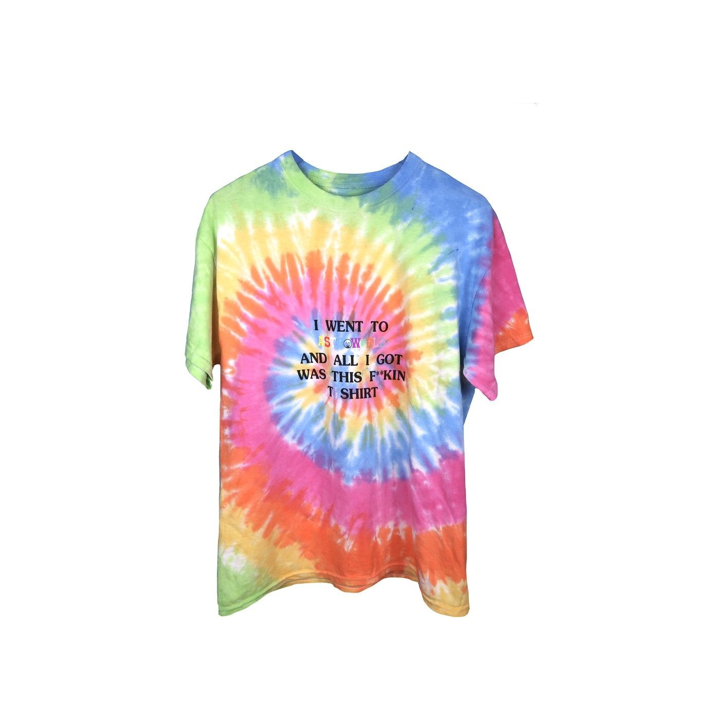 Astroworld tie dye t-shirt - Centrall Online