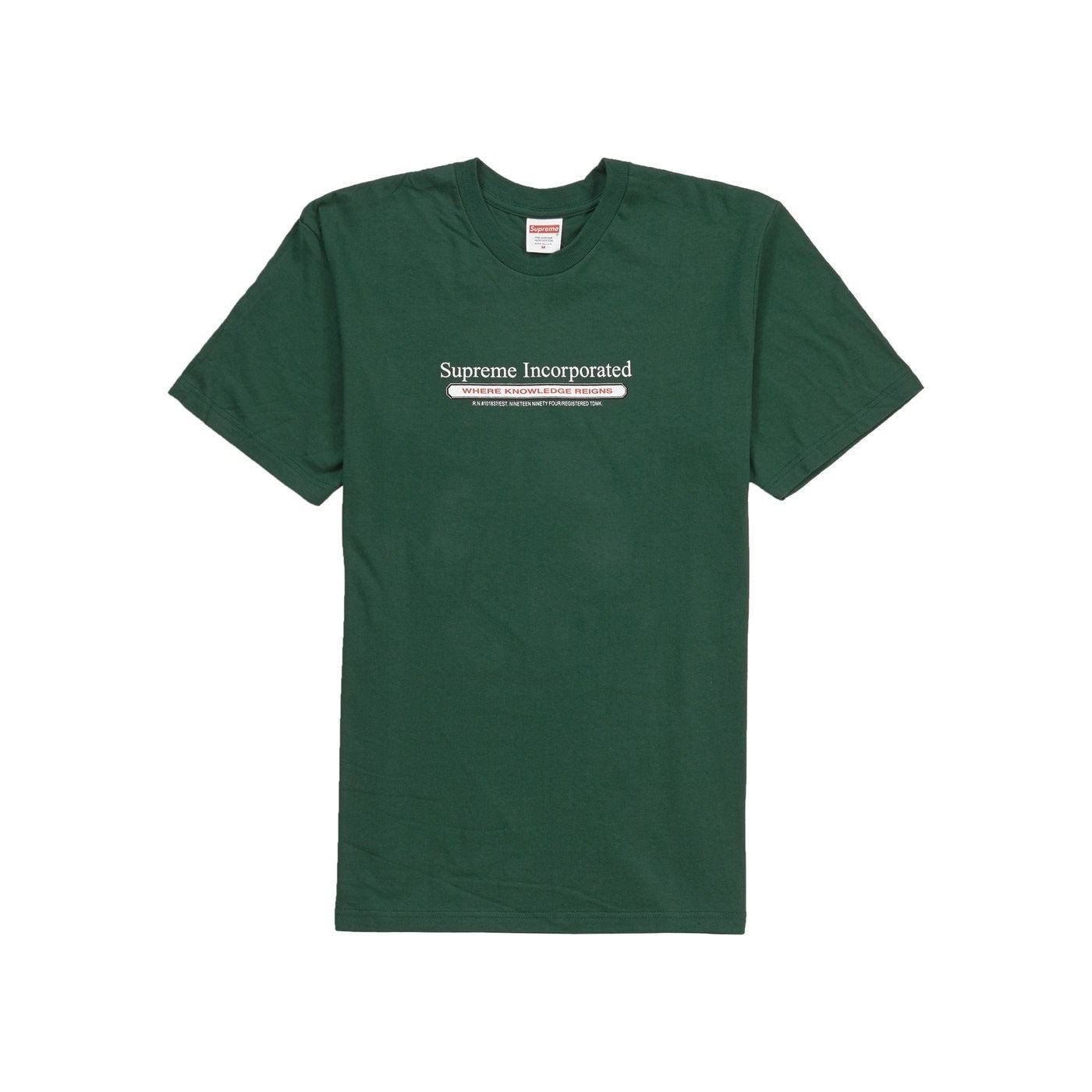 Supreme Incorporated tee Green - Centrall Online
