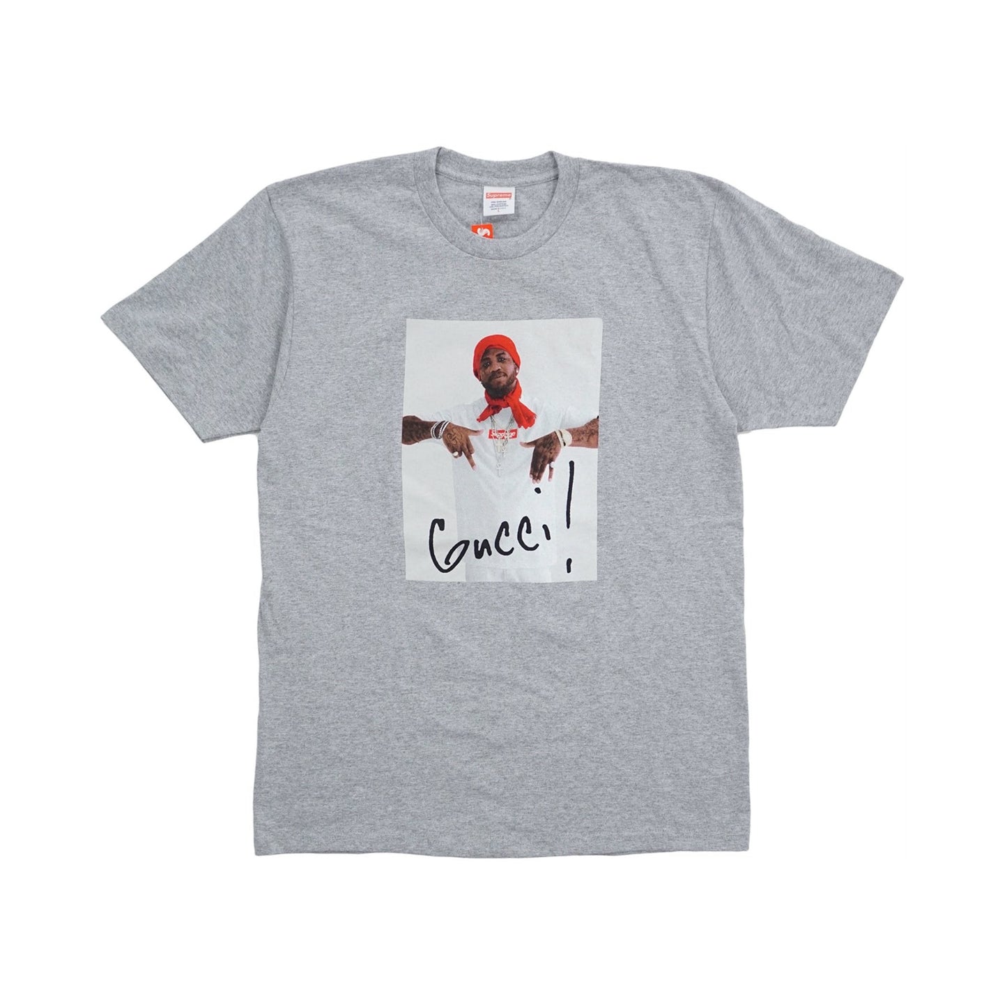 Supreme Gucci Mane tee grey - Centrall Online