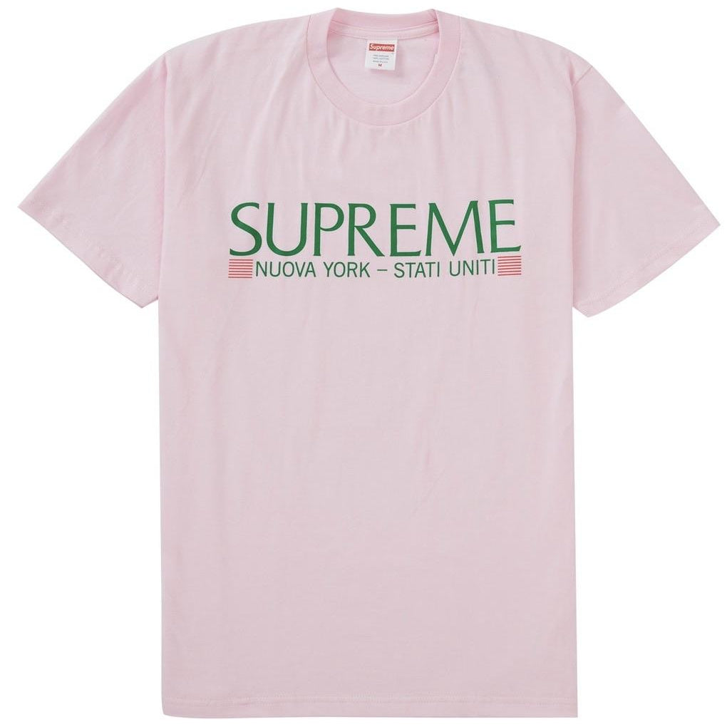 Supreme Nuevo York Tee Light Pink - Centrall Online