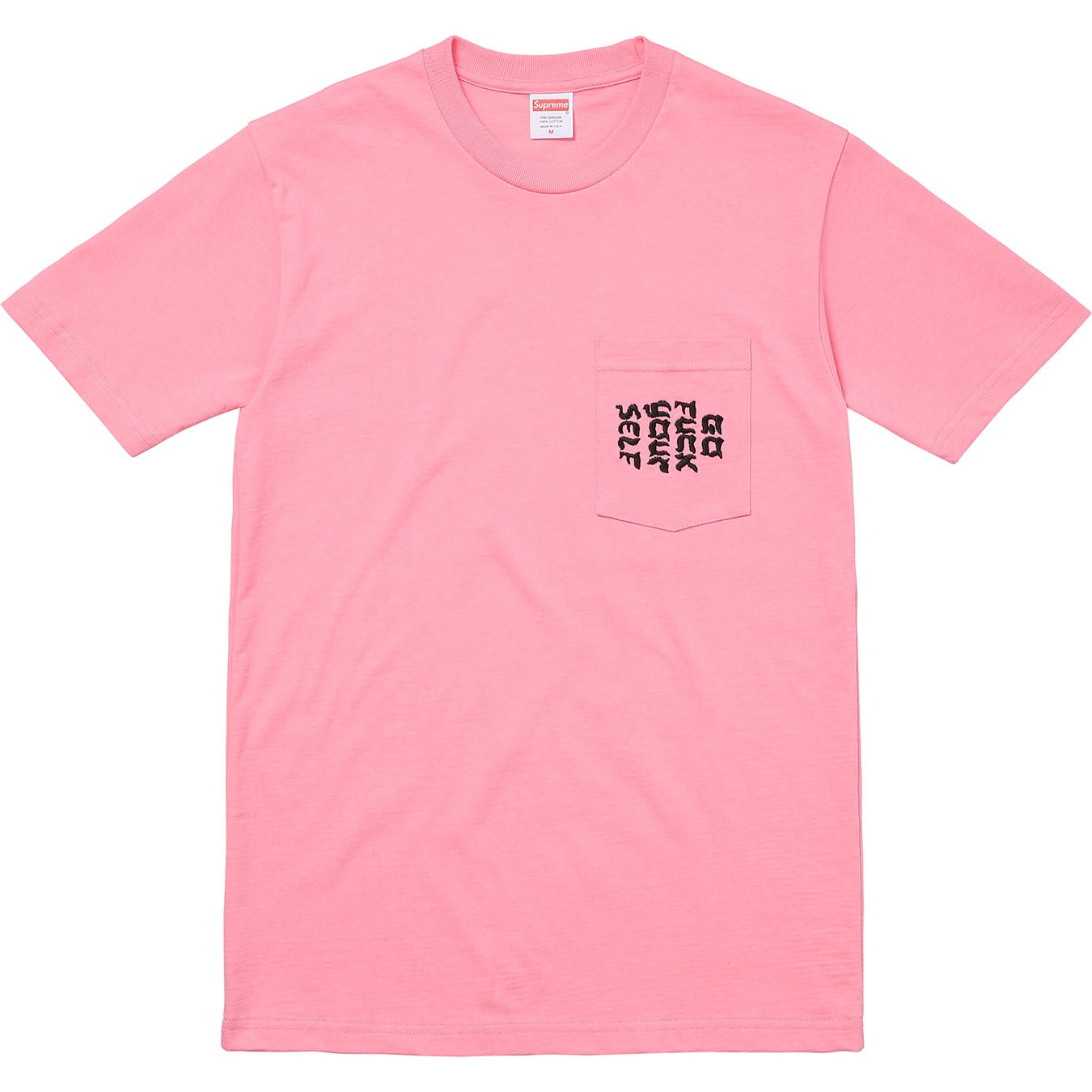 Supreme Tee "Go F Yourself" Pink - Centrall Online