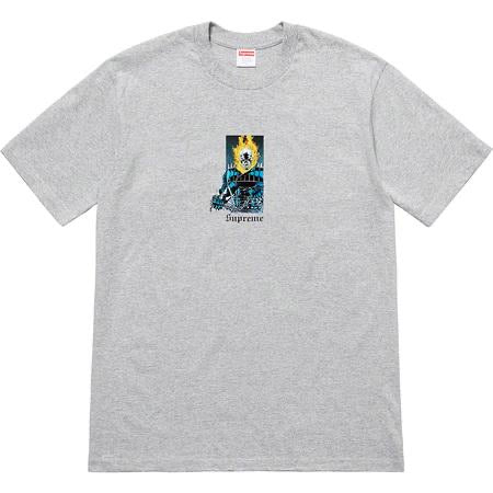 Supreme Ghost Rider Grey Tee - Centrall Online