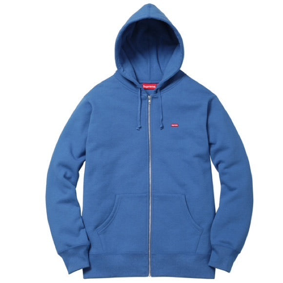 Supreme Small Logo Full Zip Hoodie Navy - Centrall Online