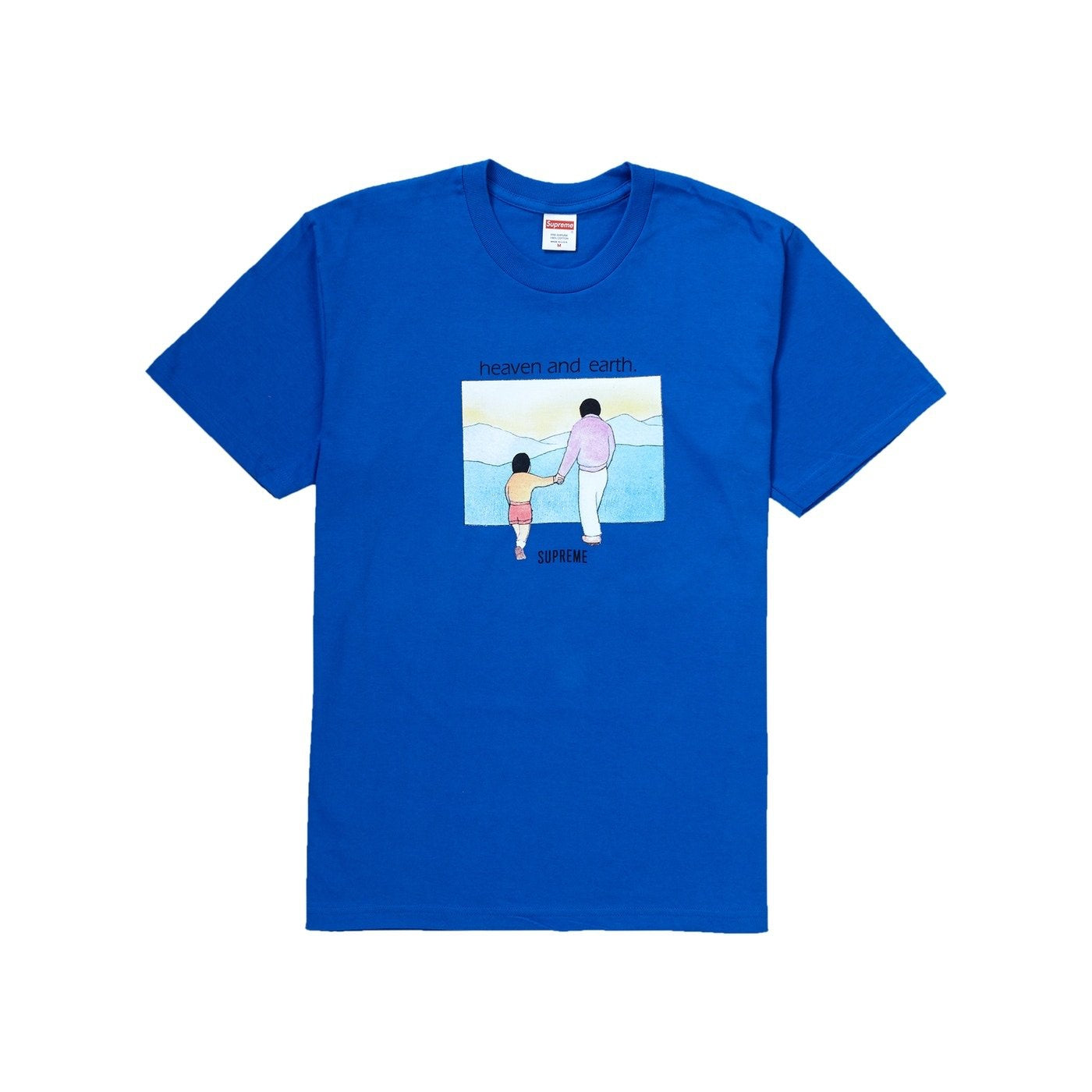 Supreme Heaven And Earth Tee Blue - Centrall Online
