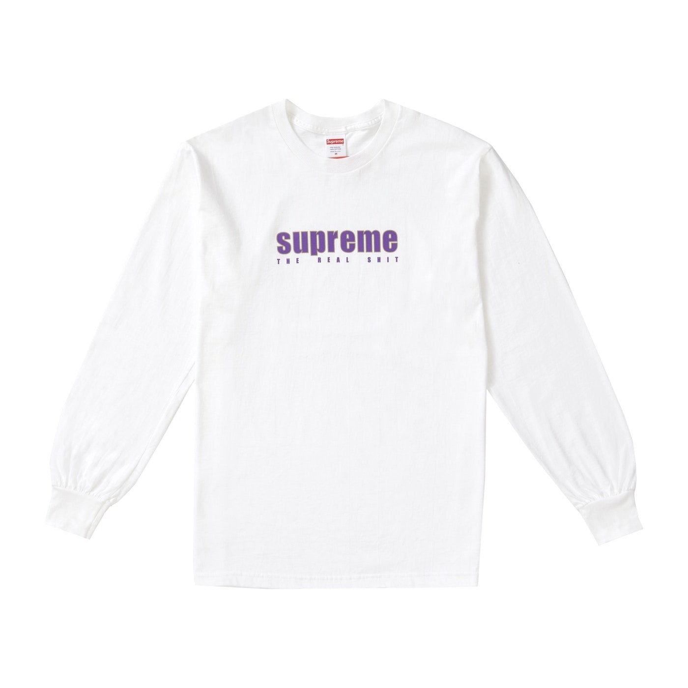 Supreme the real shit ‘white’ longlseeve - Centrall Online