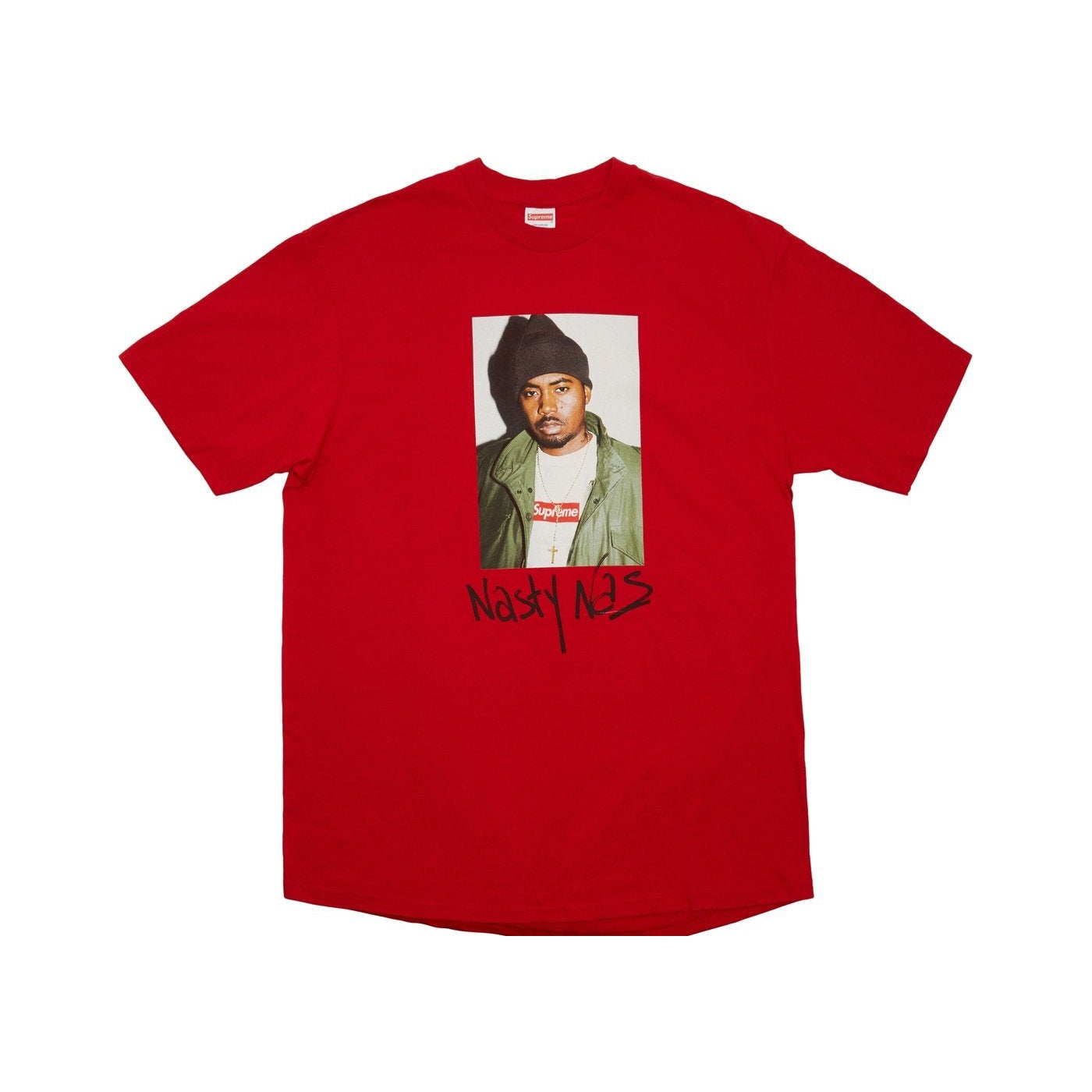 Nas Supreme red tee - Centrall Online
