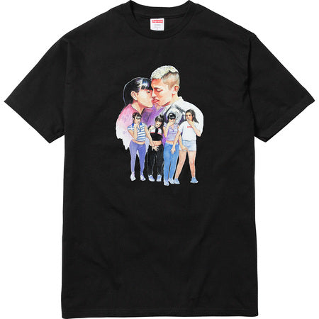 Supreme Kiss tee Black - Centrall Online