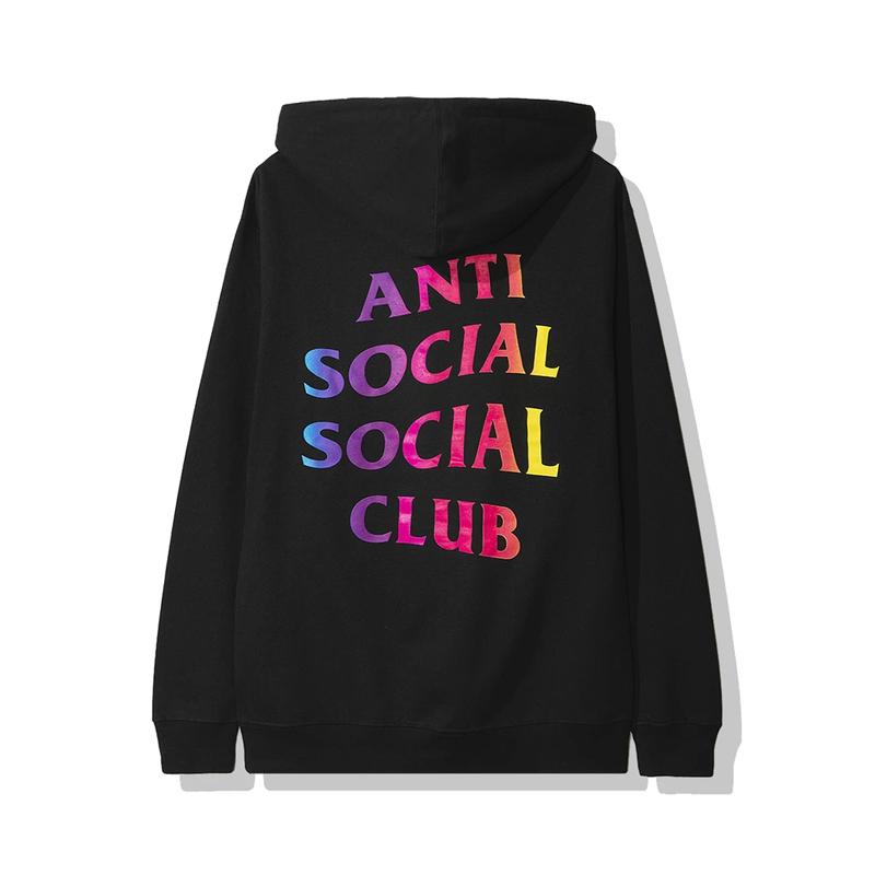 Anti Social Social Club ASSC More Hate More Love Black - Centrall Online