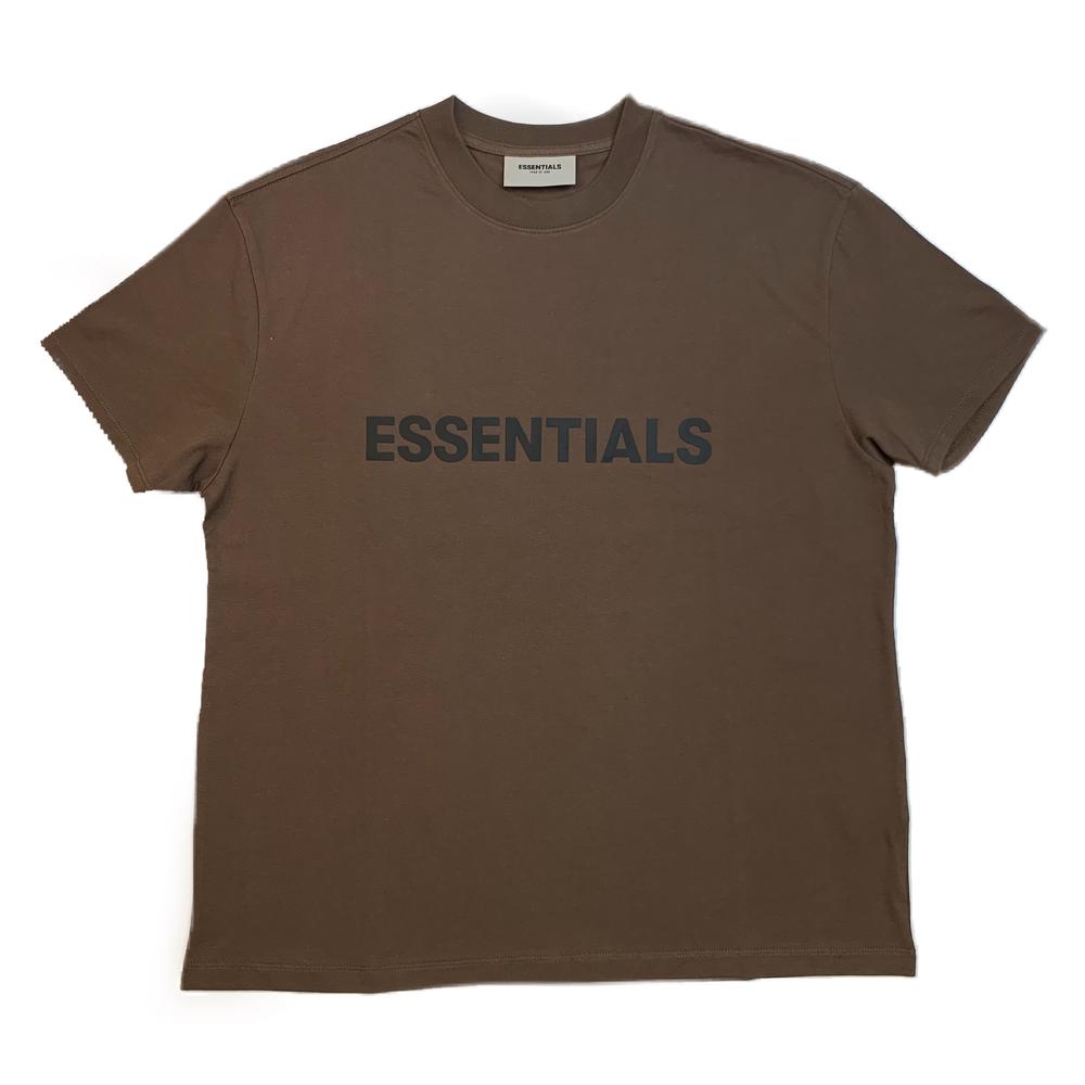 FEAR OF GOD ESSENTIALS x SSENSE Boxy T-Shirt Applique Logo Rain Drum - Centrall Online